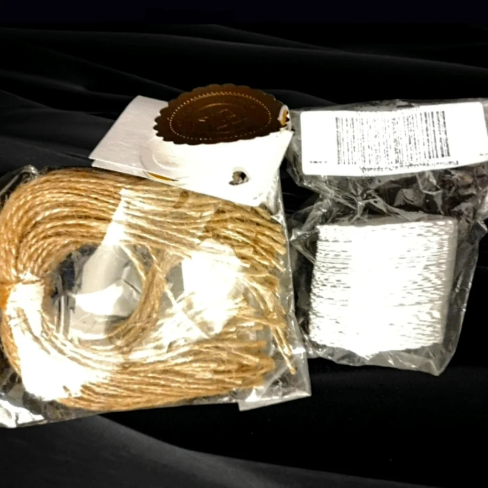 Blank Tags, Labels or Cards (string included)